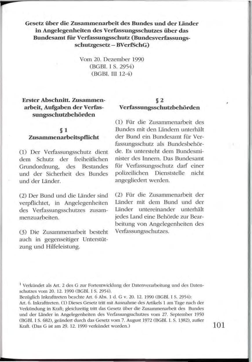 Seite 101 des Verfassungsschutzbericht 1992 Mecklenburg-Vorpommern