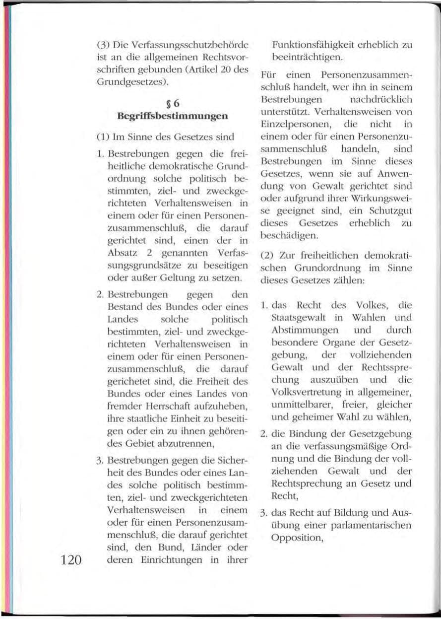 Seite 120 des Verfassungsschutzbericht 1992 Mecklenburg-Vorpommern