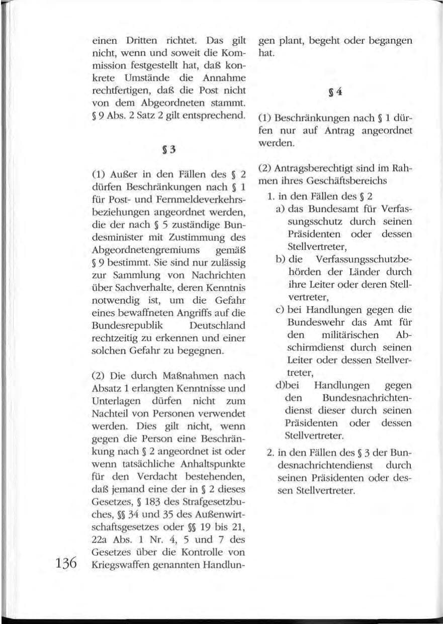 Seite 136 des Verfassungsschutzbericht 1992 Mecklenburg-Vorpommern