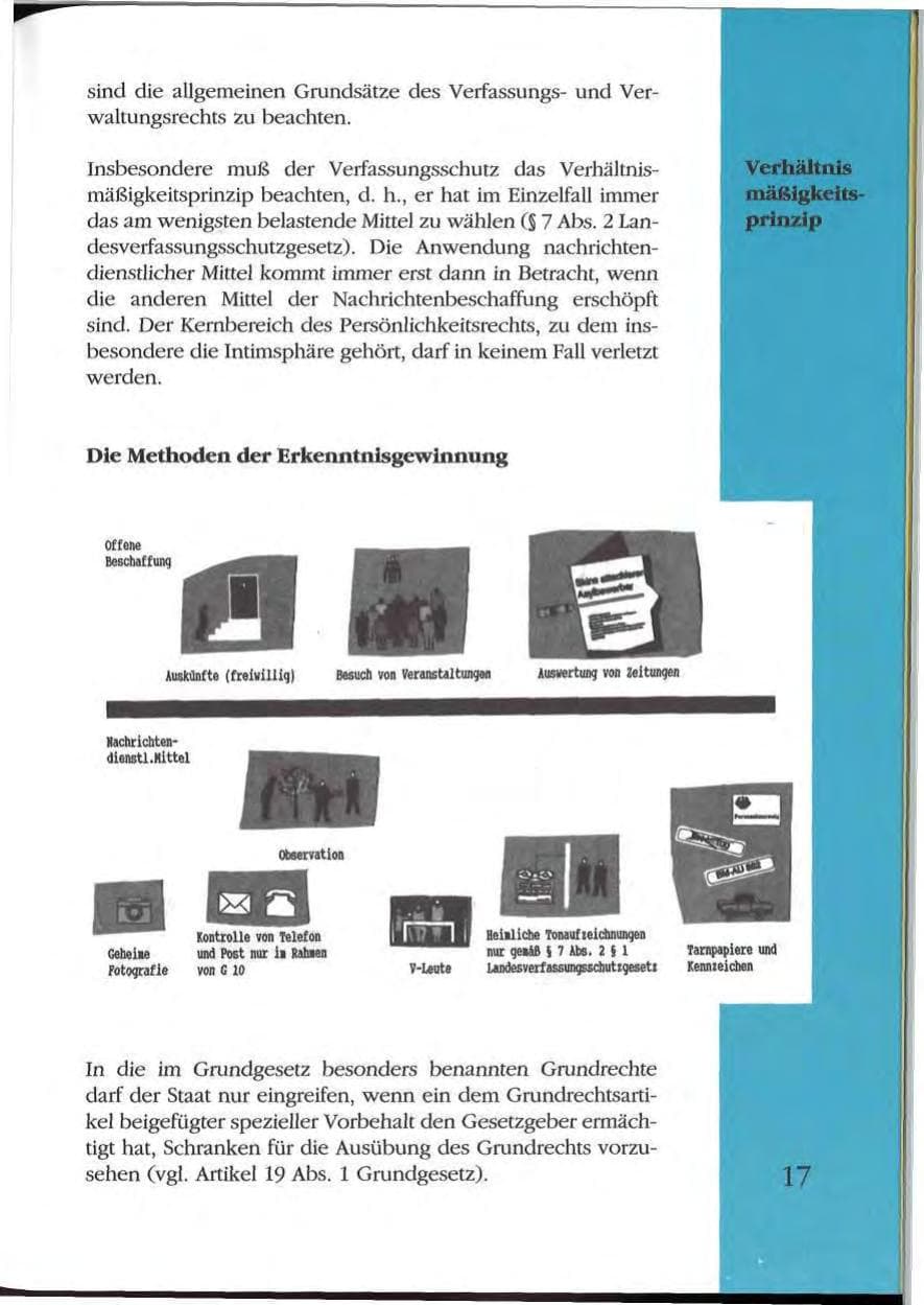 Seite 17 des Verfassungsschutzbericht 1992 Mecklenburg-Vorpommern