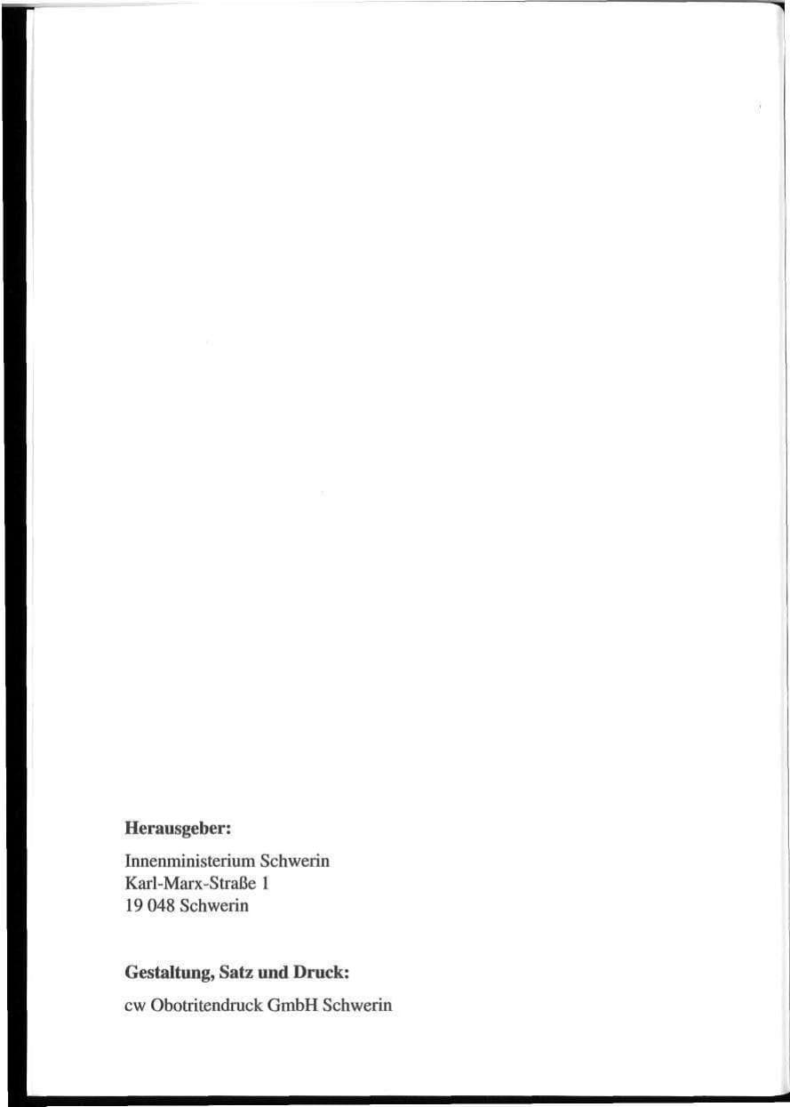 Seite 4 des Verfassungsschutzbericht 1992 Mecklenburg-Vorpommern