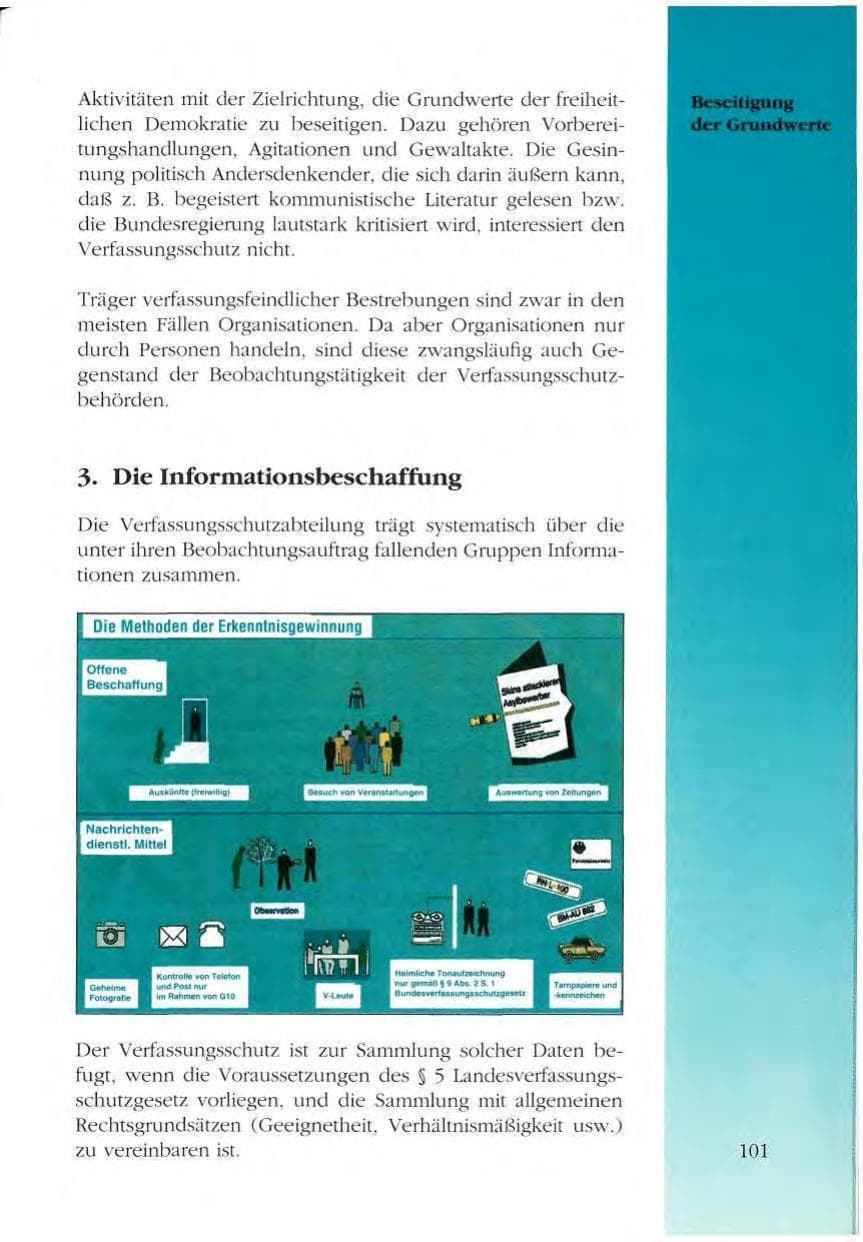 Seite 101 des Verfassungsschutzbericht 1993 Mecklenburg-Vorpommern