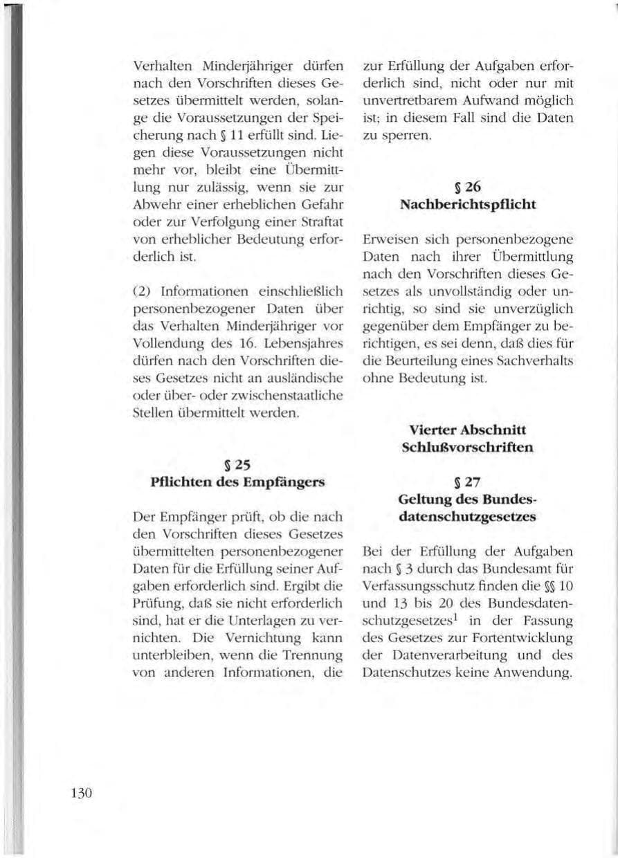 Seite 130 des Verfassungsschutzbericht 1993 Mecklenburg-Vorpommern