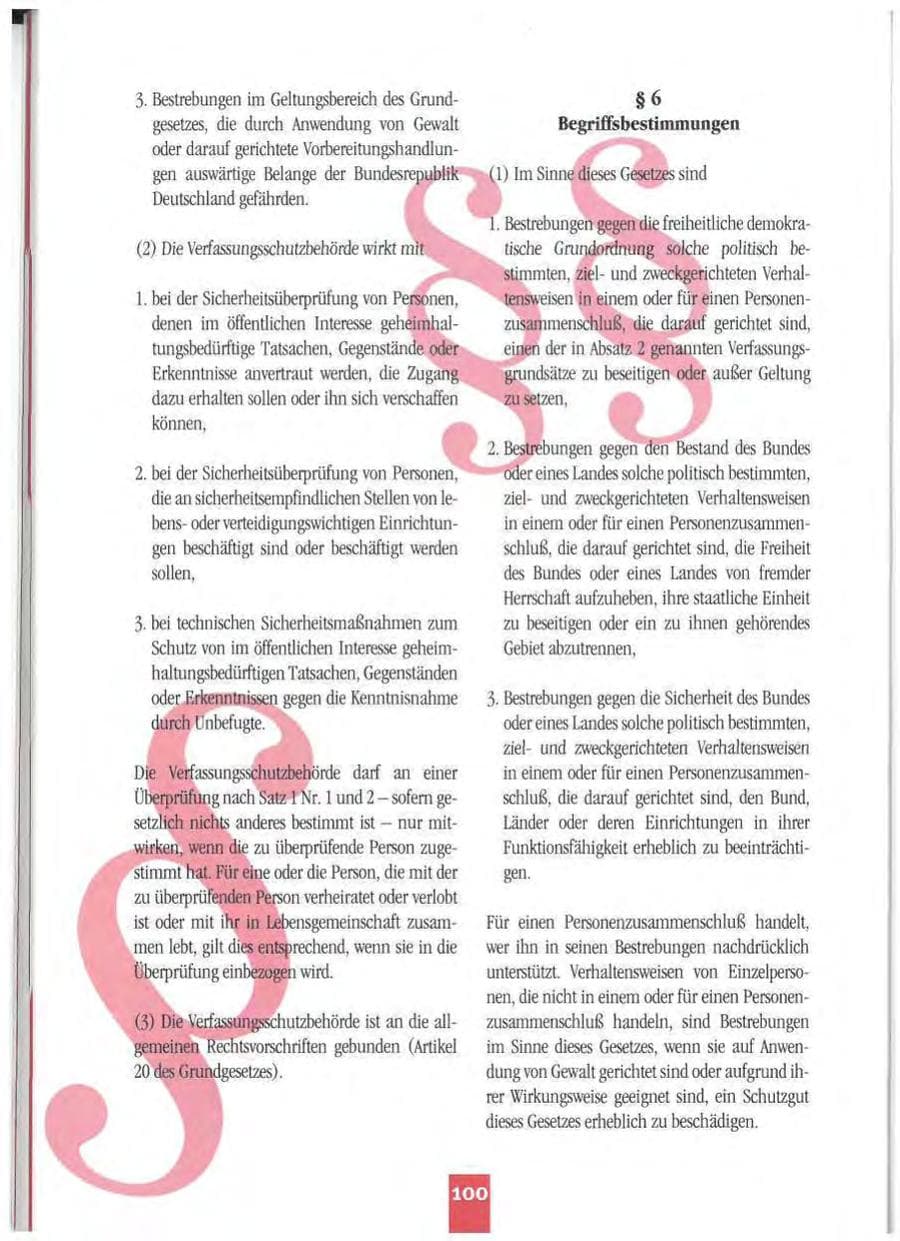 Seite 103 des Verfassungsschutzbericht 1994 Mecklenburg-Vorpommern