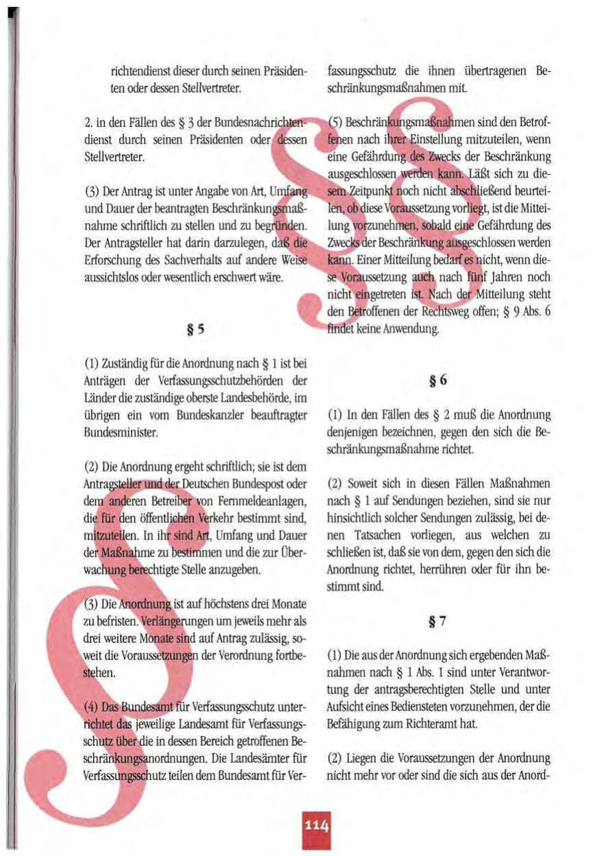 Seite 117 des Verfassungsschutzbericht 1994 Mecklenburg-Vorpommern