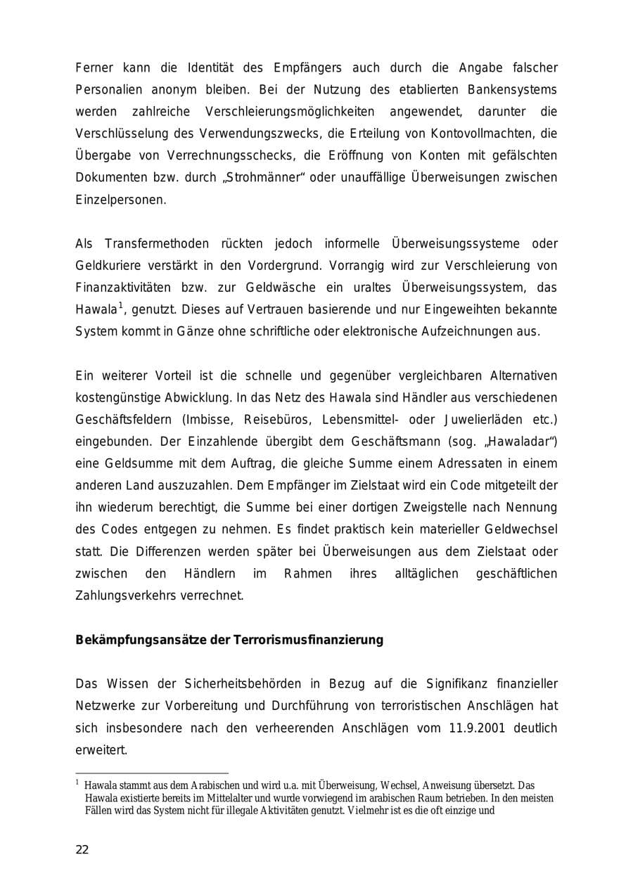 Seite 22 des Verfassungsschutzbericht 2005 Mecklenburg-Vorpommern