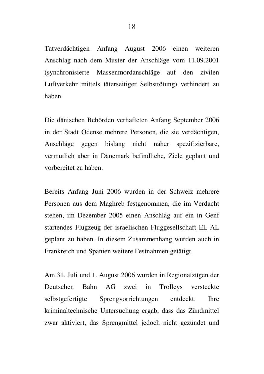 Seite 19 des Verfassungsschutzbericht 2006 Mecklenburg-Vorpommern
