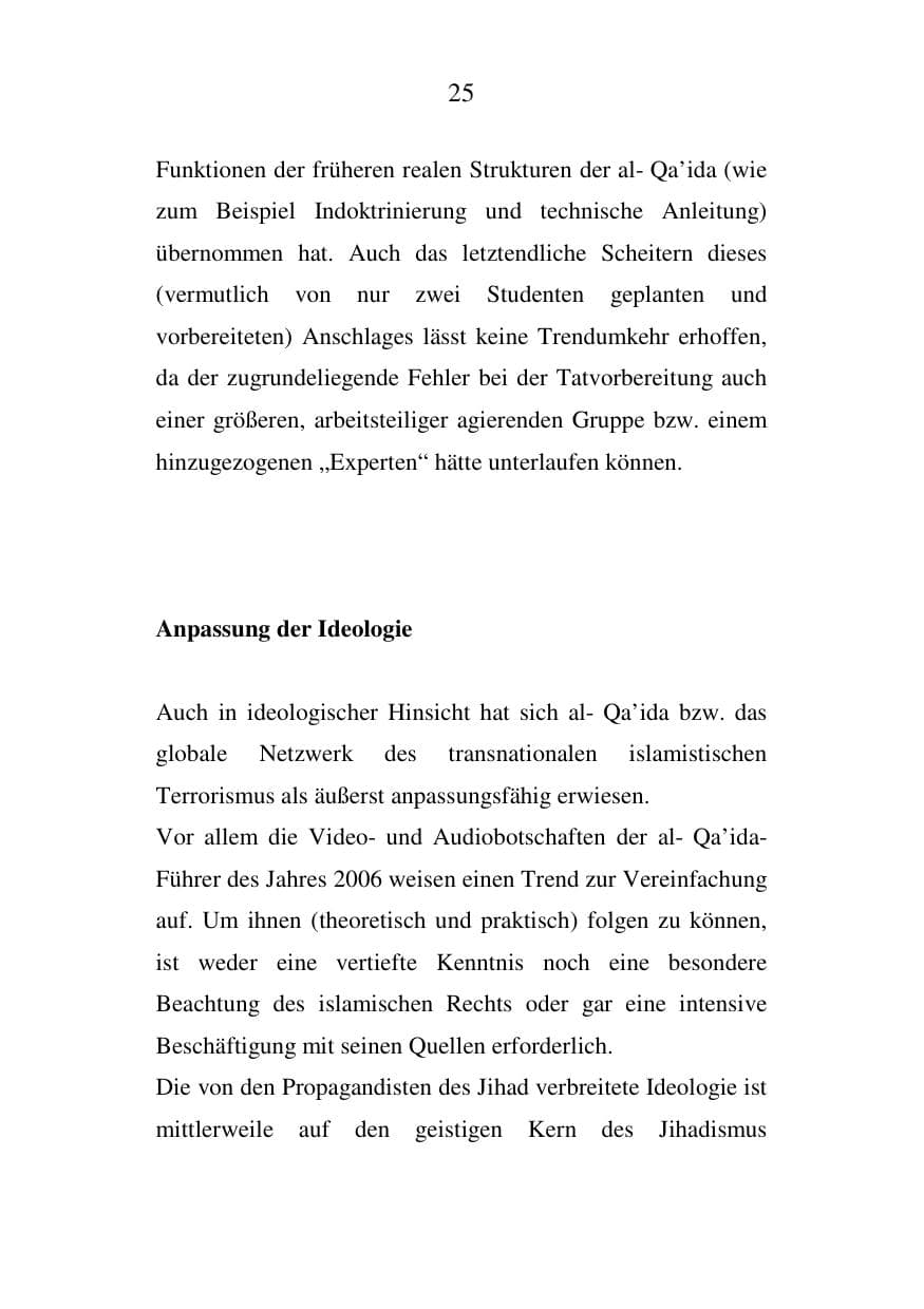 Seite 26 des Verfassungsschutzbericht 2006 Mecklenburg-Vorpommern
