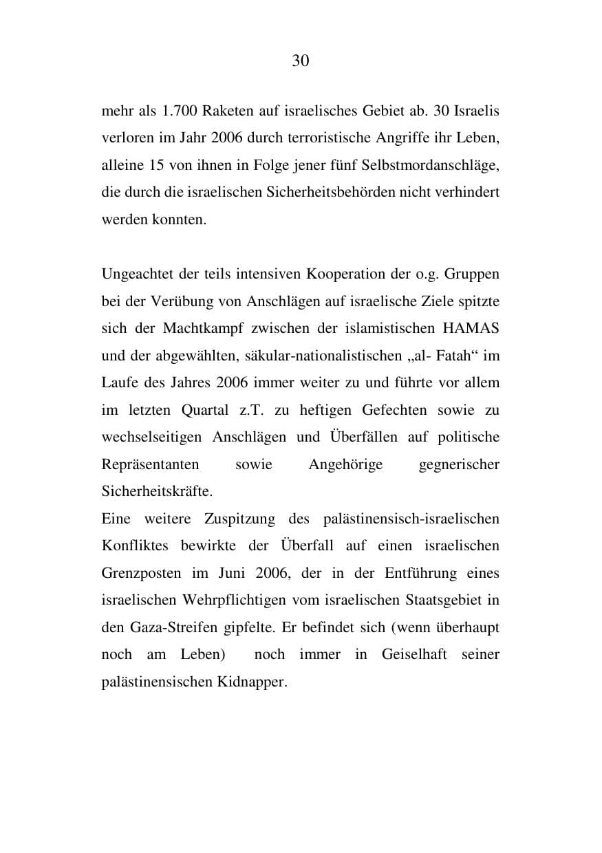 Seite 31 des Verfassungsschutzbericht 2006 Mecklenburg-Vorpommern
