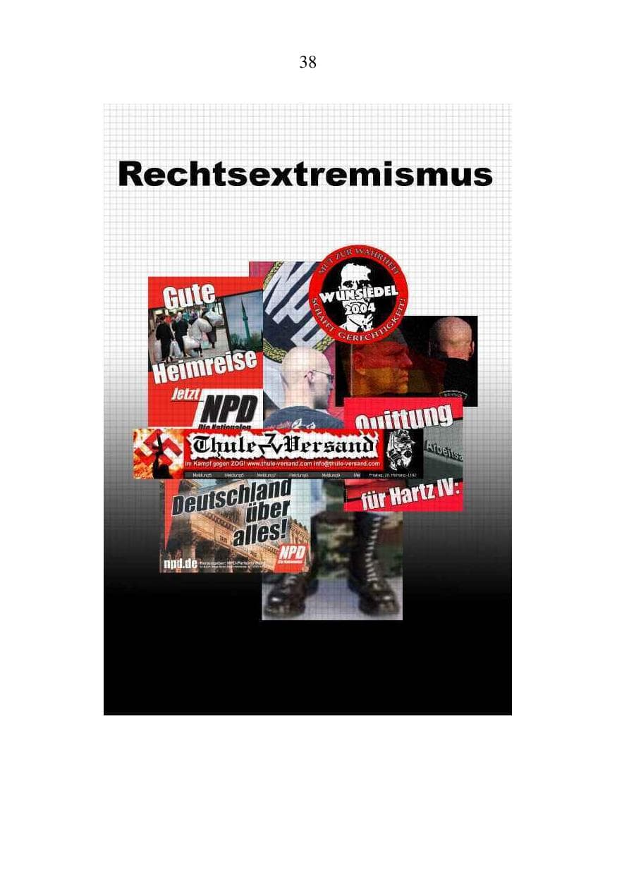 Seite 39 des Verfassungsschutzbericht 2006 Mecklenburg-Vorpommern