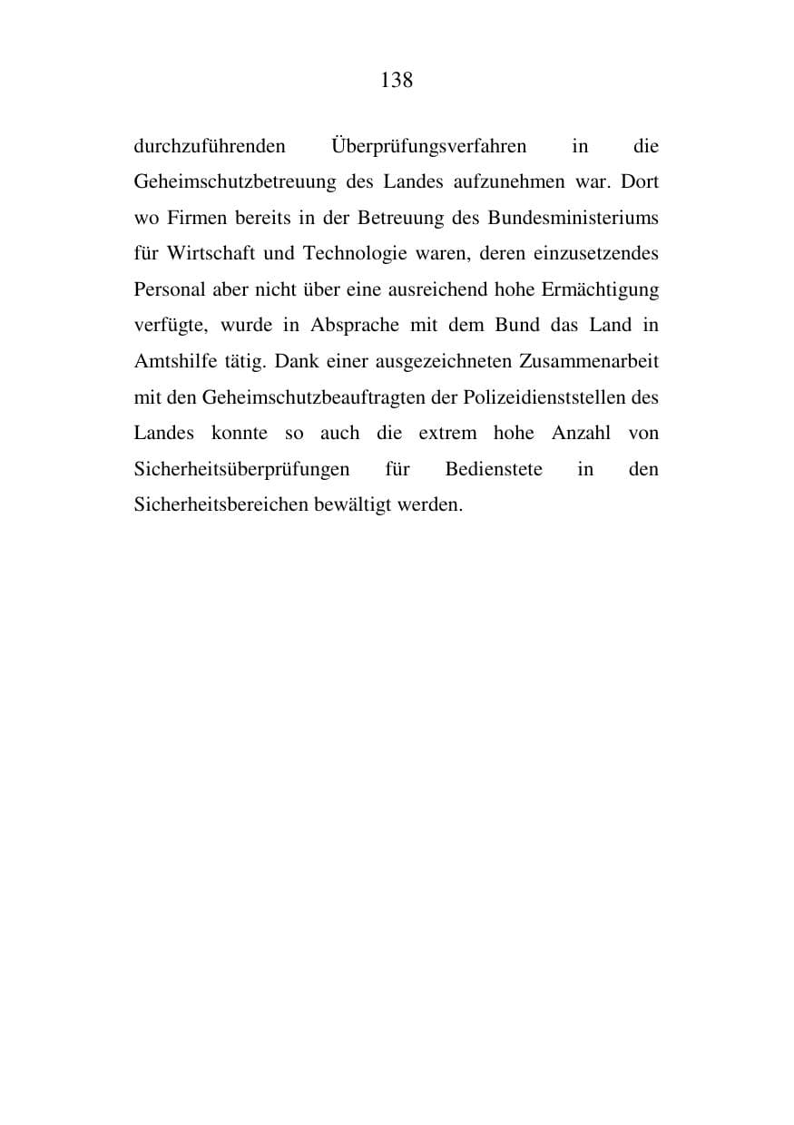 Seite 138 des Verfassungsschutzbericht 2007 Mecklenburg-Vorpommern