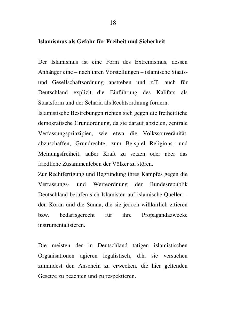 Seite 18 des Verfassungsschutzbericht 2007 Mecklenburg-Vorpommern
