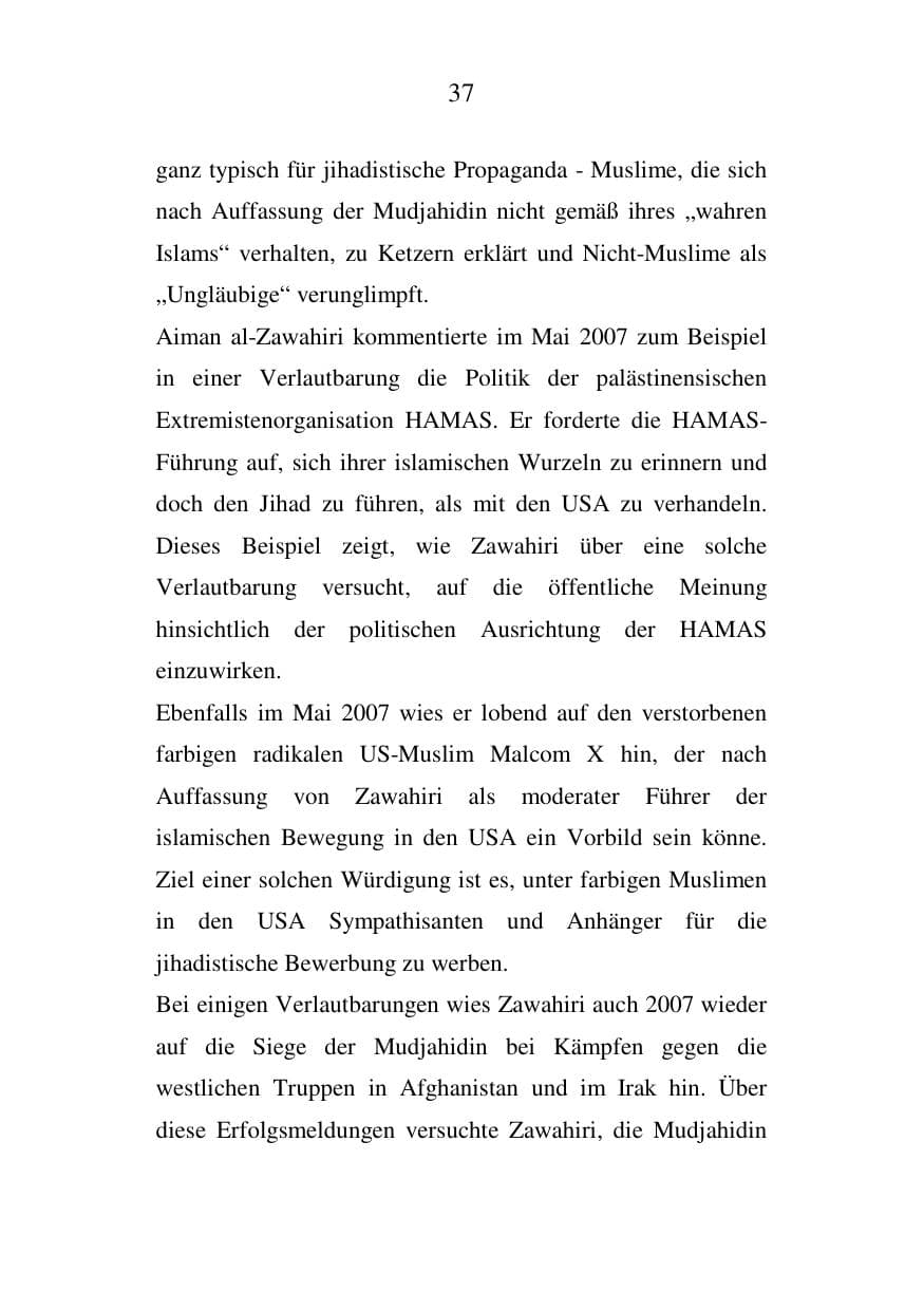 Seite 37 des Verfassungsschutzbericht 2007 Mecklenburg-Vorpommern