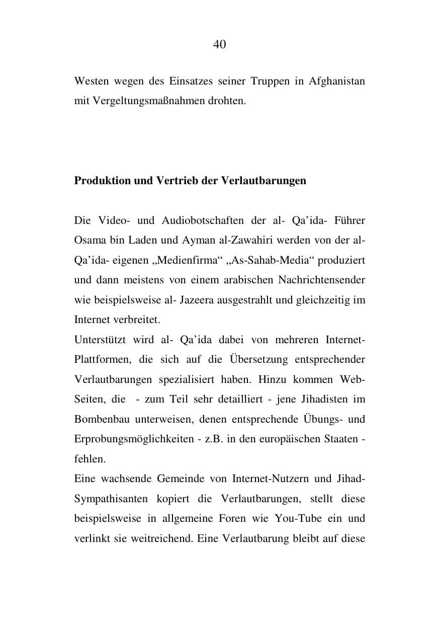 Seite 40 des Verfassungsschutzbericht 2007 Mecklenburg-Vorpommern