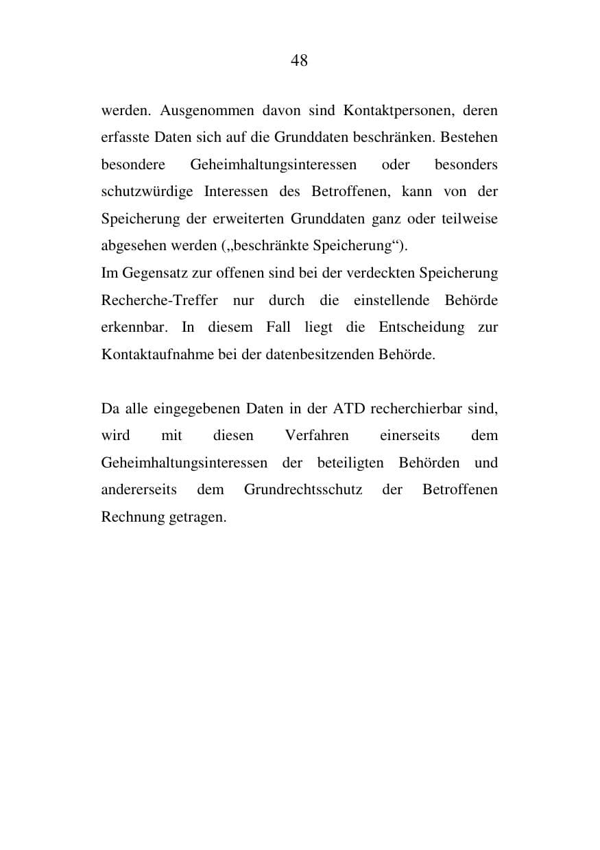 Seite 48 des Verfassungsschutzbericht 2007 Mecklenburg-Vorpommern