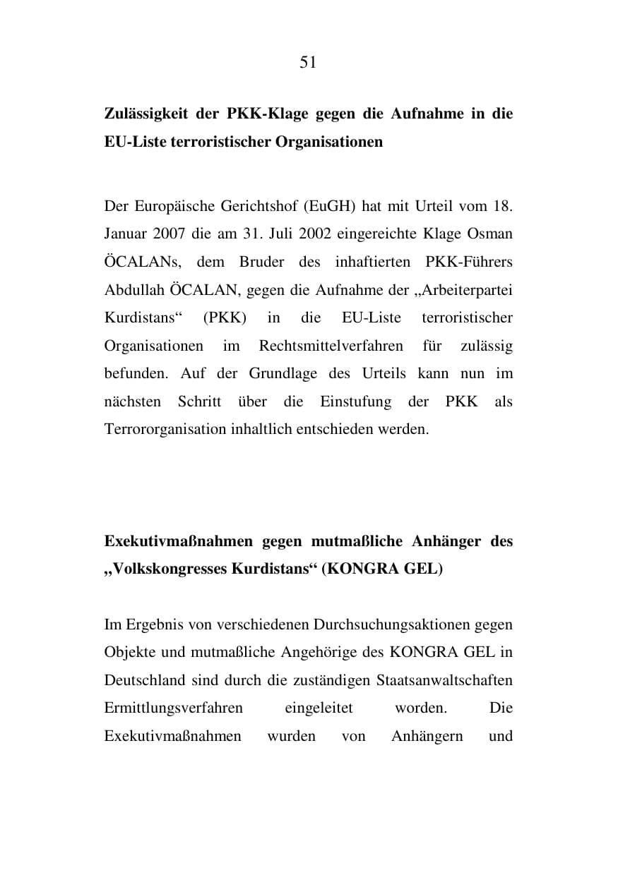 Seite 51 des Verfassungsschutzbericht 2007 Mecklenburg-Vorpommern