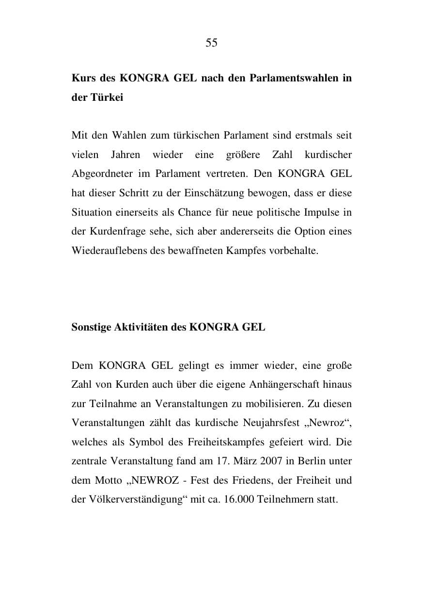 Seite 55 des Verfassungsschutzbericht 2007 Mecklenburg-Vorpommern