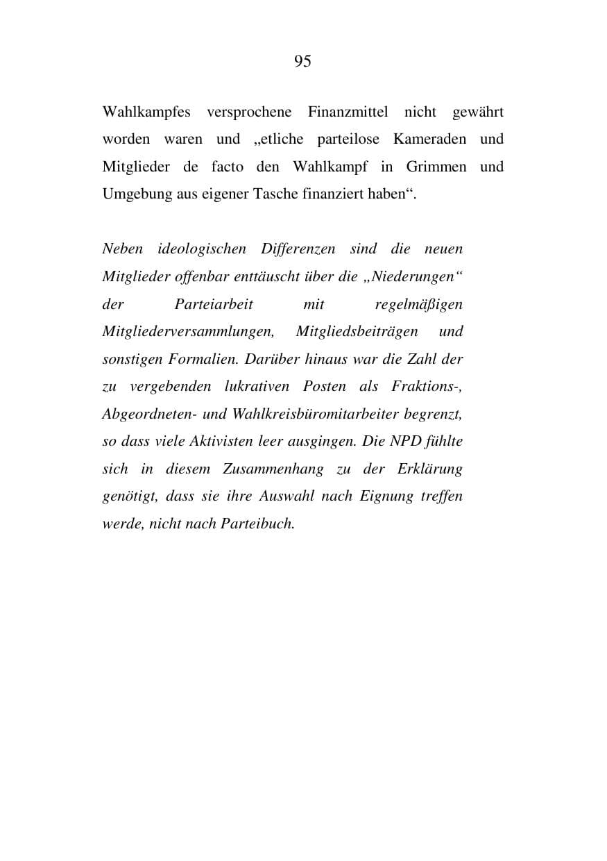 Seite 95 des Verfassungsschutzbericht 2007 Mecklenburg-Vorpommern