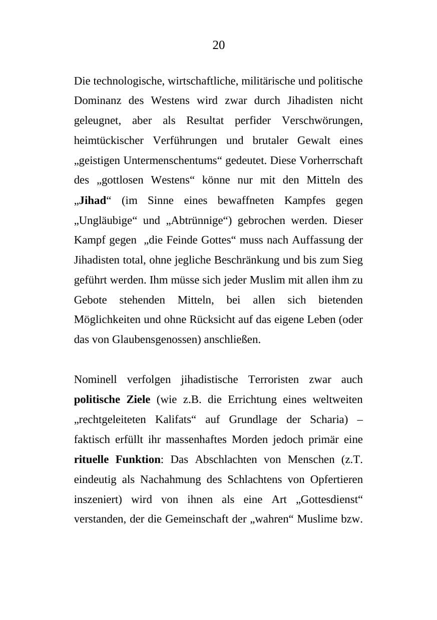 Seite 20 des Verfassungsschutzbericht 2008 Mecklenburg-Vorpommern