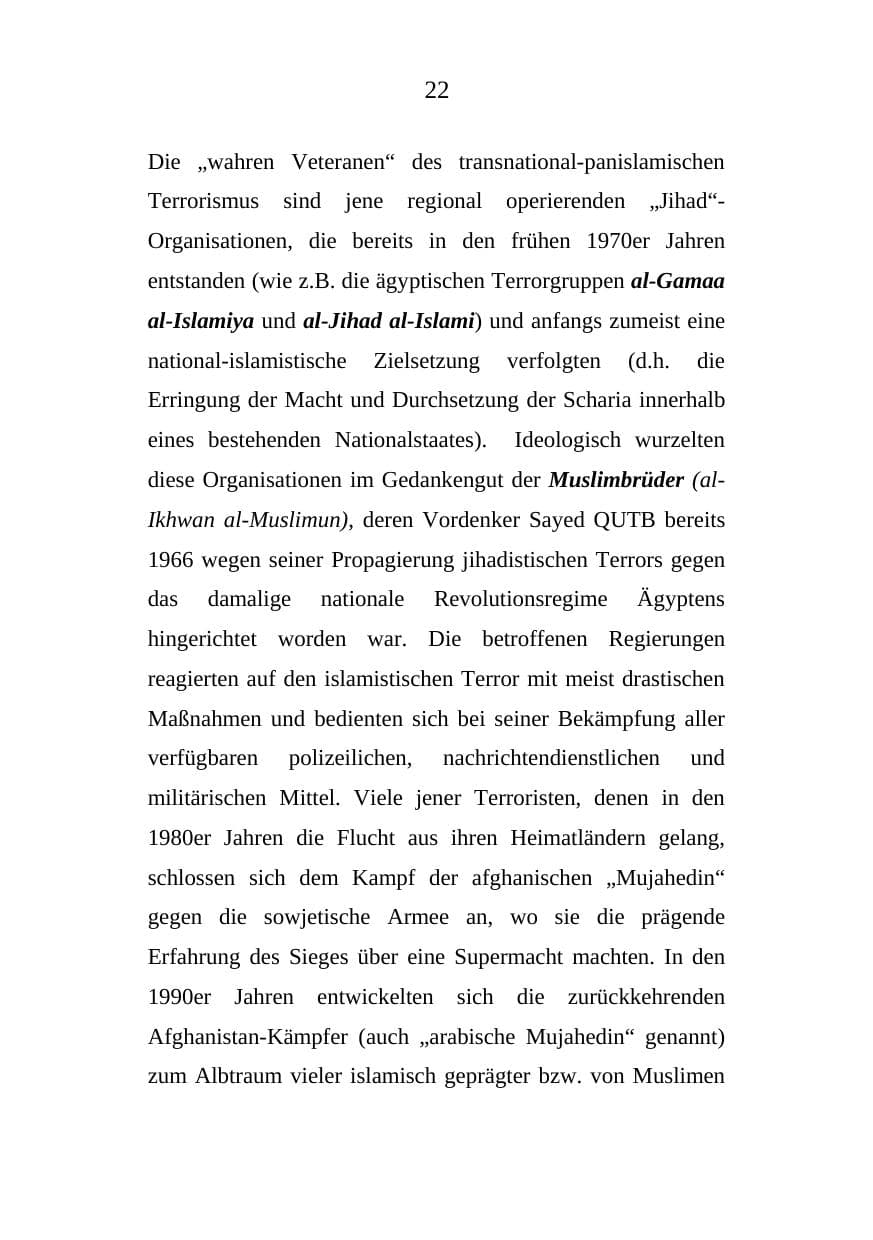 Seite 22 des Verfassungsschutzbericht 2008 Mecklenburg-Vorpommern