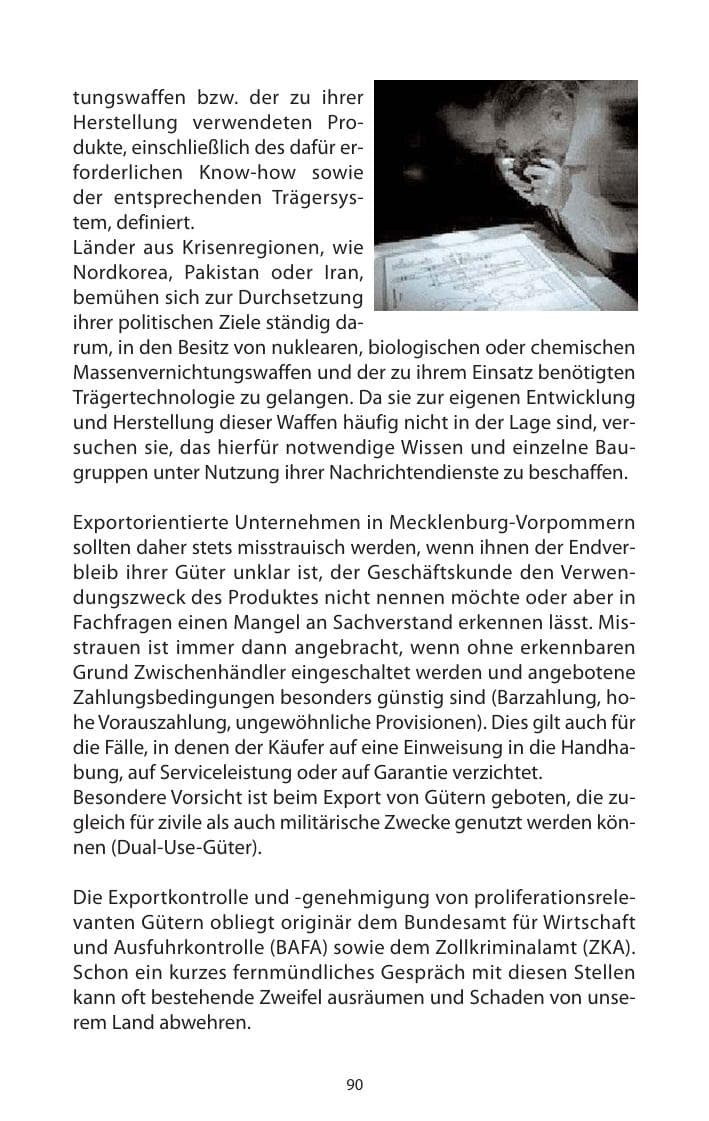 Seite 91 des Verfassungsschutzbericht 2009 Mecklenburg-Vorpommern