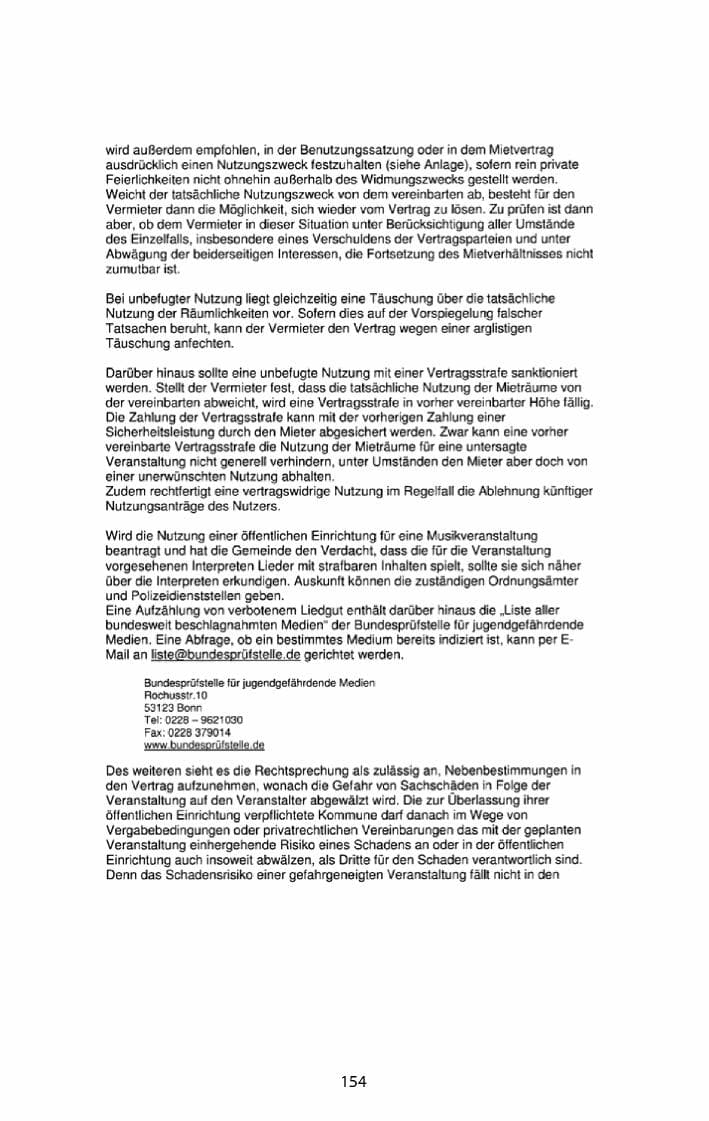Seite 155 des Verfassungsschutzbericht 2010 Mecklenburg-Vorpommern