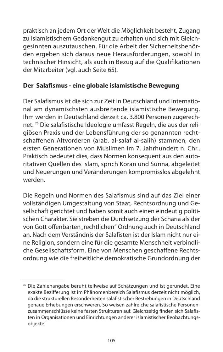 Seite 107 des Verfassungsschutzbericht 2011 Mecklenburg-Vorpommern