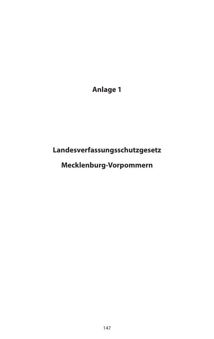 Seite 149 des Verfassungsschutzbericht 2011 Mecklenburg-Vorpommern