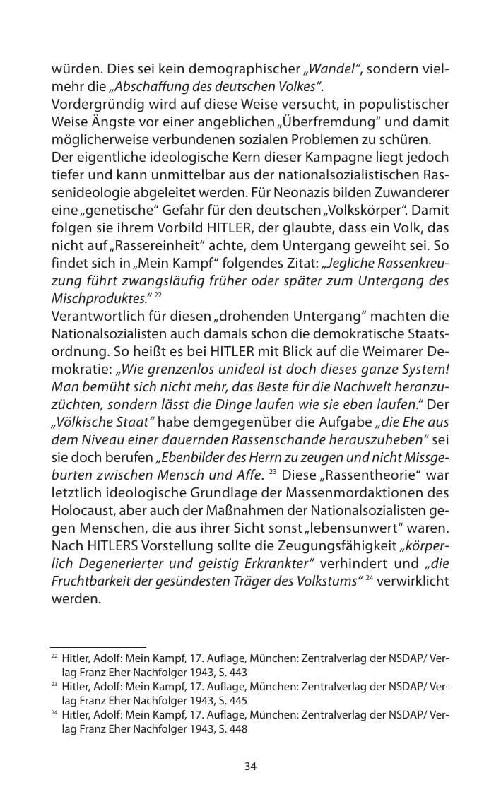 Seite 36 des Verfassungsschutzbericht 2011 Mecklenburg-Vorpommern