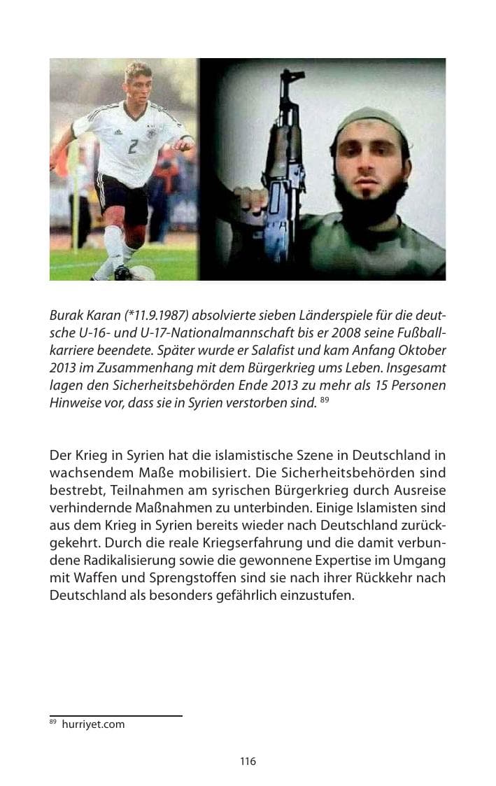 Seite 118 des Verfassungsschutzbericht 2013 Mecklenburg-Vorpommern
