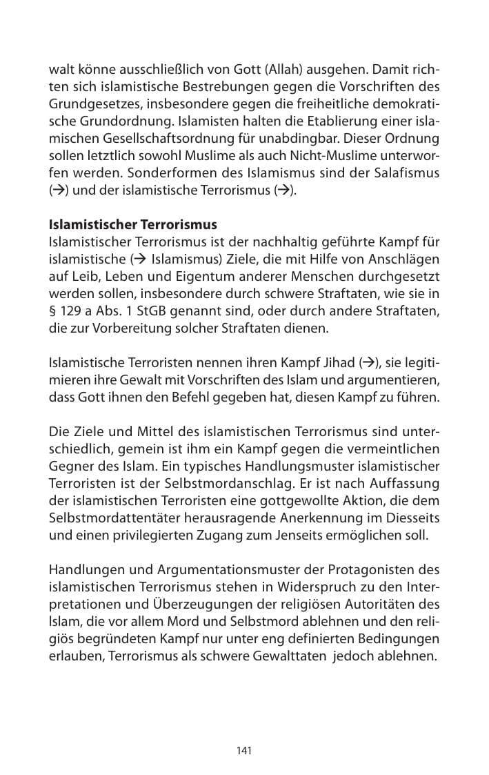 Seite 143 des Verfassungsschutzbericht 2013 Mecklenburg-Vorpommern