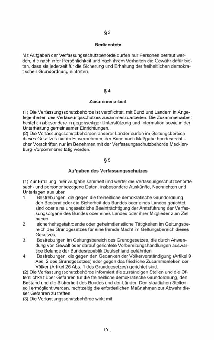 Seite 157 des Verfassungsschutzbericht 2013 Mecklenburg-Vorpommern