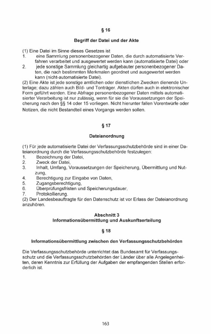 Seite 165 des Verfassungsschutzbericht 2013 Mecklenburg-Vorpommern