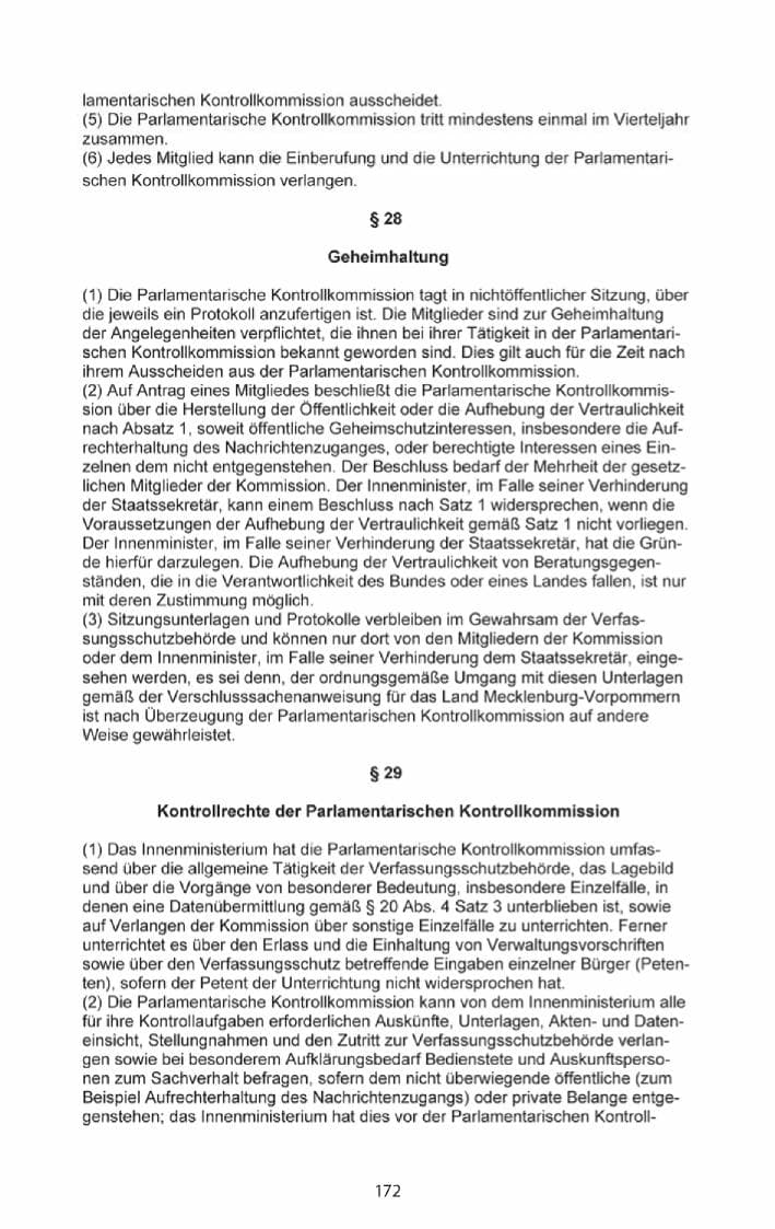 Seite 174 des Verfassungsschutzbericht 2013 Mecklenburg-Vorpommern