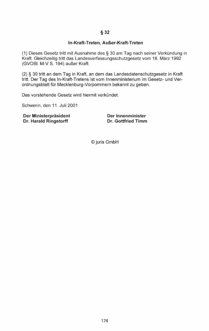 Seite 176 des Verfassungsschutzbericht 2013 Mecklenburg-Vorpommern