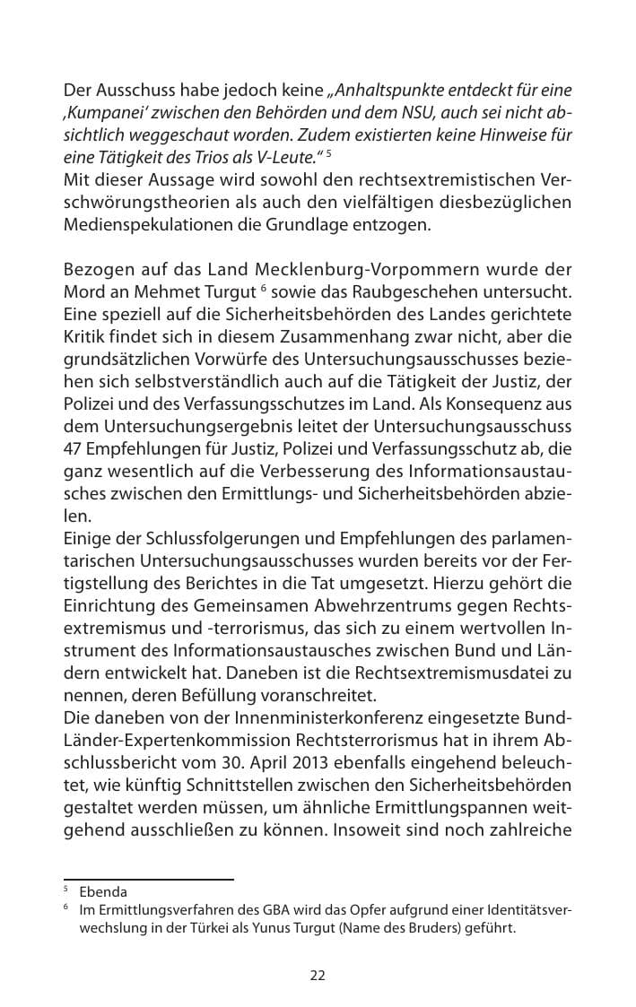 Seite 24 des Verfassungsschutzbericht 2013 Mecklenburg-Vorpommern
