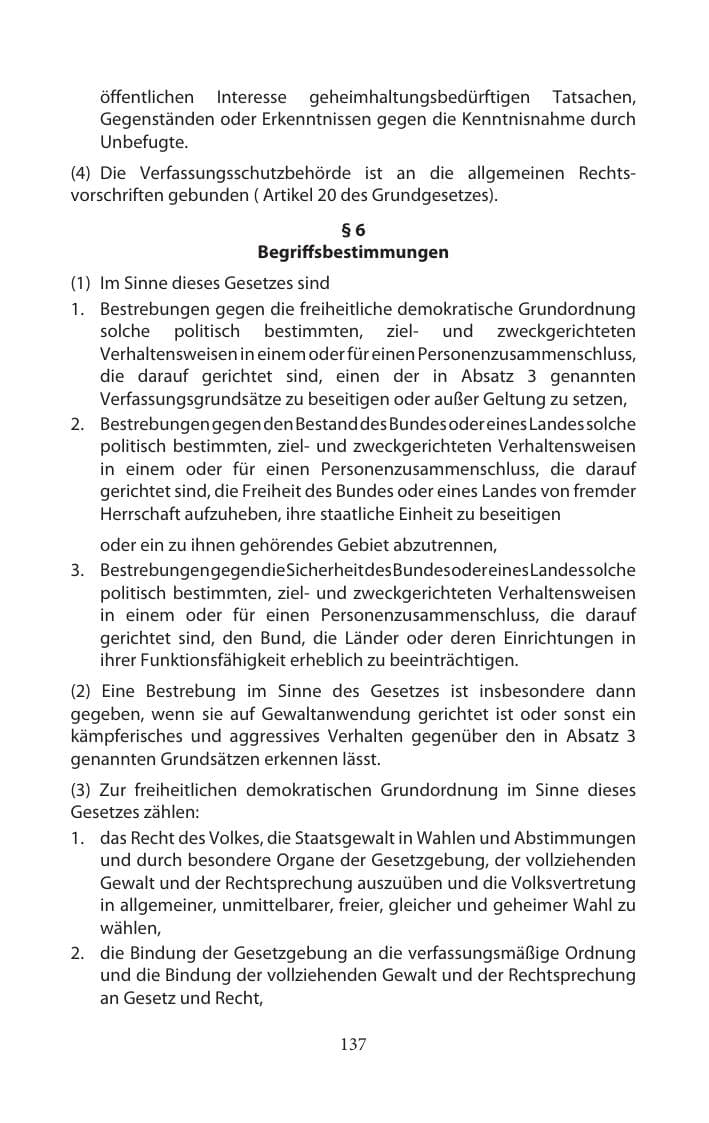Seite 137 des Verfassungsschutzbericht 2014 Mecklenburg-Vorpommern