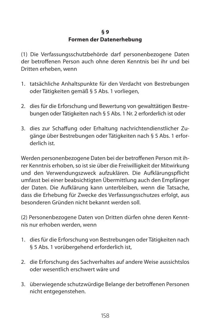 Seite 158 des Verfassungsschutzbericht 2015 Mecklenburg-Vorpommern