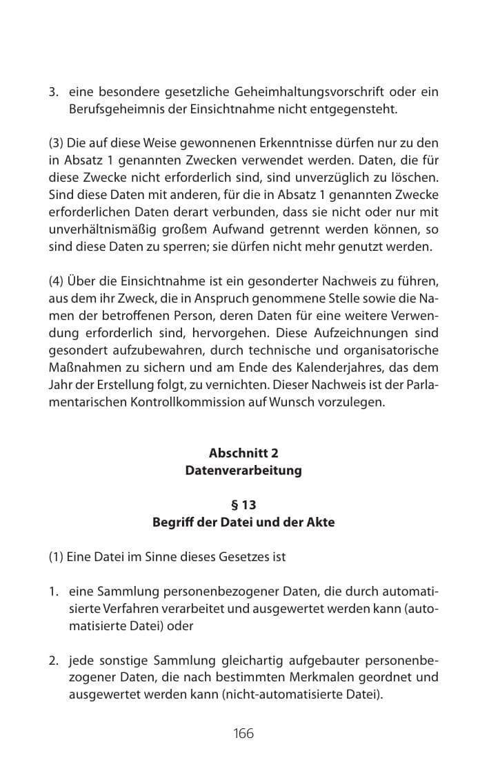 Seite 166 des Verfassungsschutzbericht 2015 Mecklenburg-Vorpommern