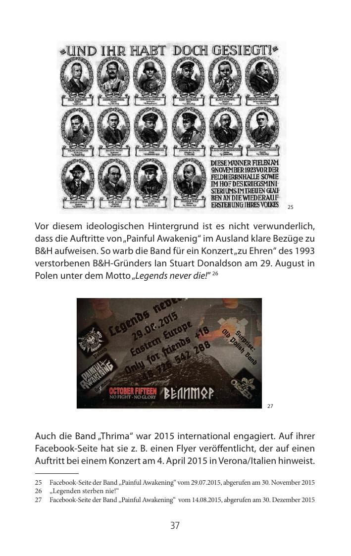 Seite 37 des Verfassungsschutzbericht 2015 Mecklenburg-Vorpommern