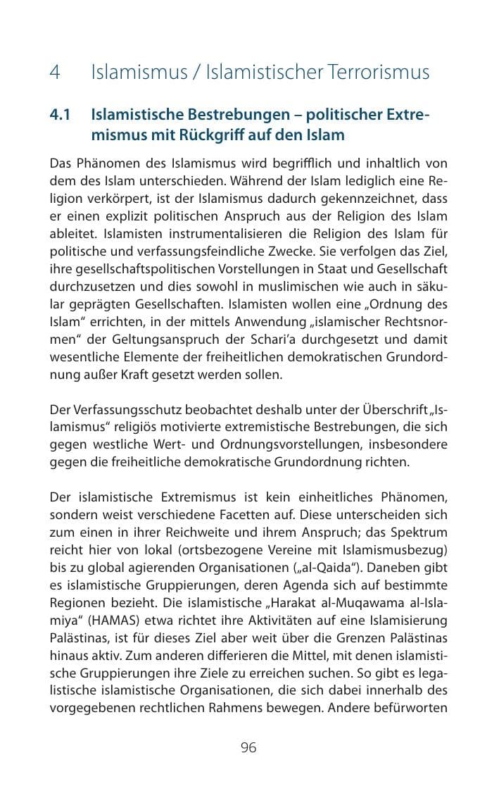 Seite 96 des Verfassungsschutzbericht 2015 Mecklenburg-Vorpommern