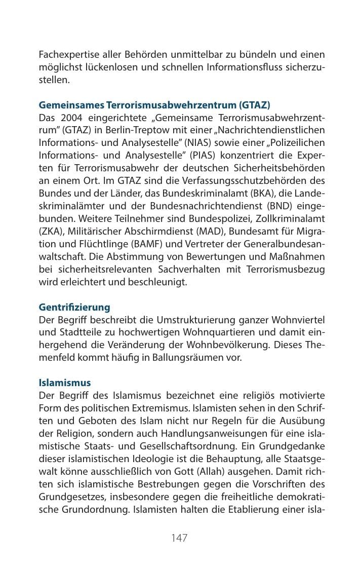 Seite 146 des Verfassungsschutzbericht 2016 Mecklenburg-Vorpommern
