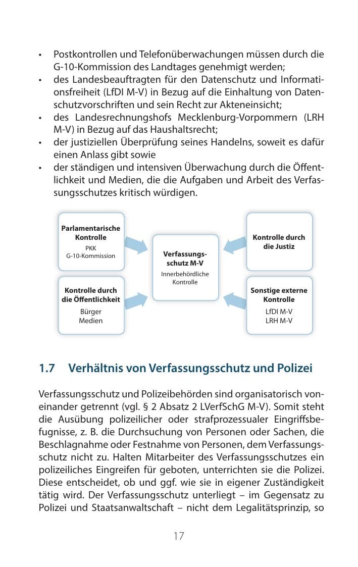 Seite 16 des Verfassungsschutzbericht 2016 Mecklenburg-Vorpommern