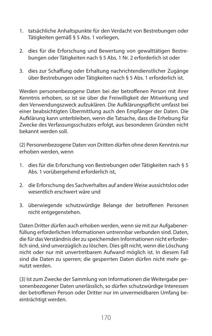 Seite 169 des Verfassungsschutzbericht 2016 Mecklenburg-Vorpommern