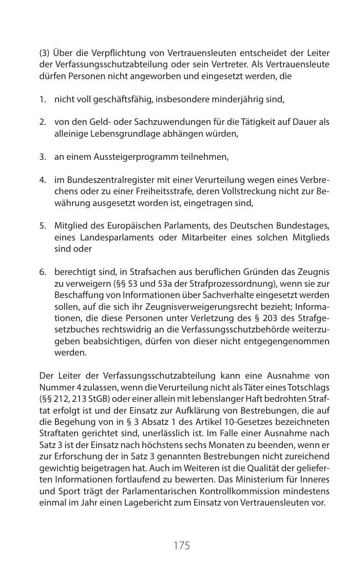 Seite 174 des Verfassungsschutzbericht 2016 Mecklenburg-Vorpommern