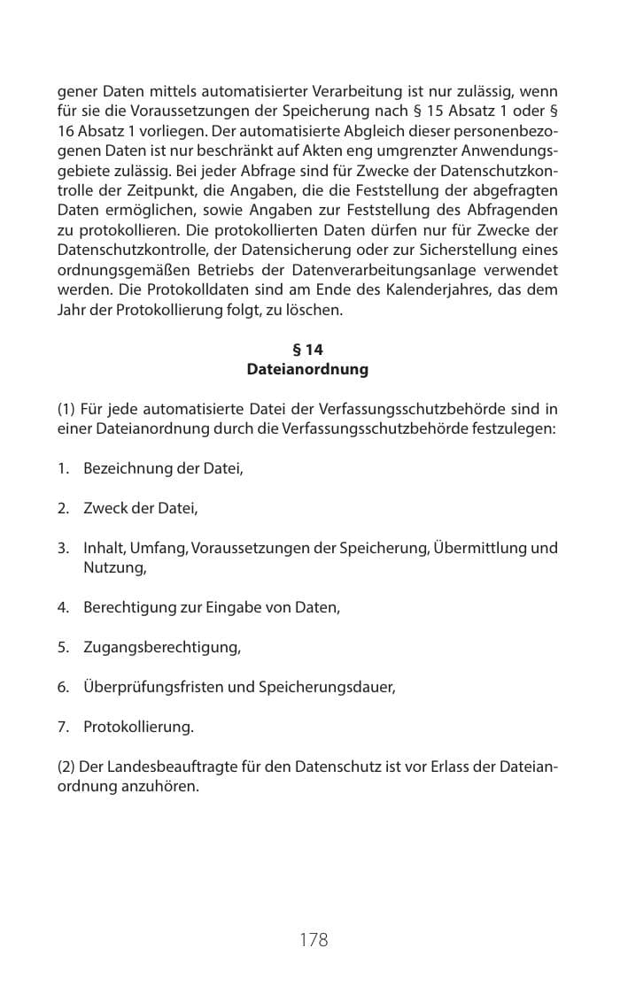 Seite 177 des Verfassungsschutzbericht 2016 Mecklenburg-Vorpommern