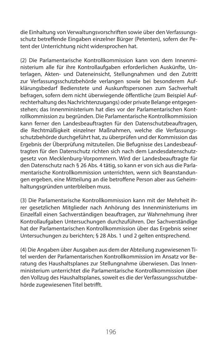 Seite 195 des Verfassungsschutzbericht 2016 Mecklenburg-Vorpommern