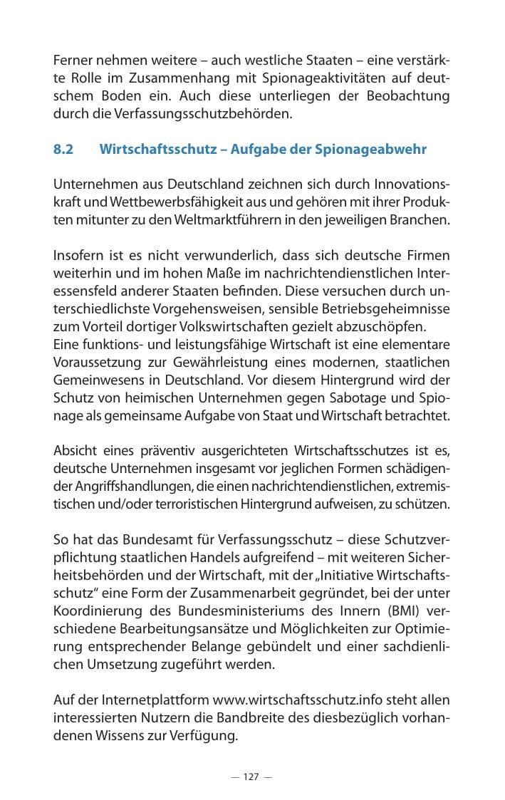 Seite 131 des Verfassungsschutzbericht 2017 Mecklenburg-Vorpommern