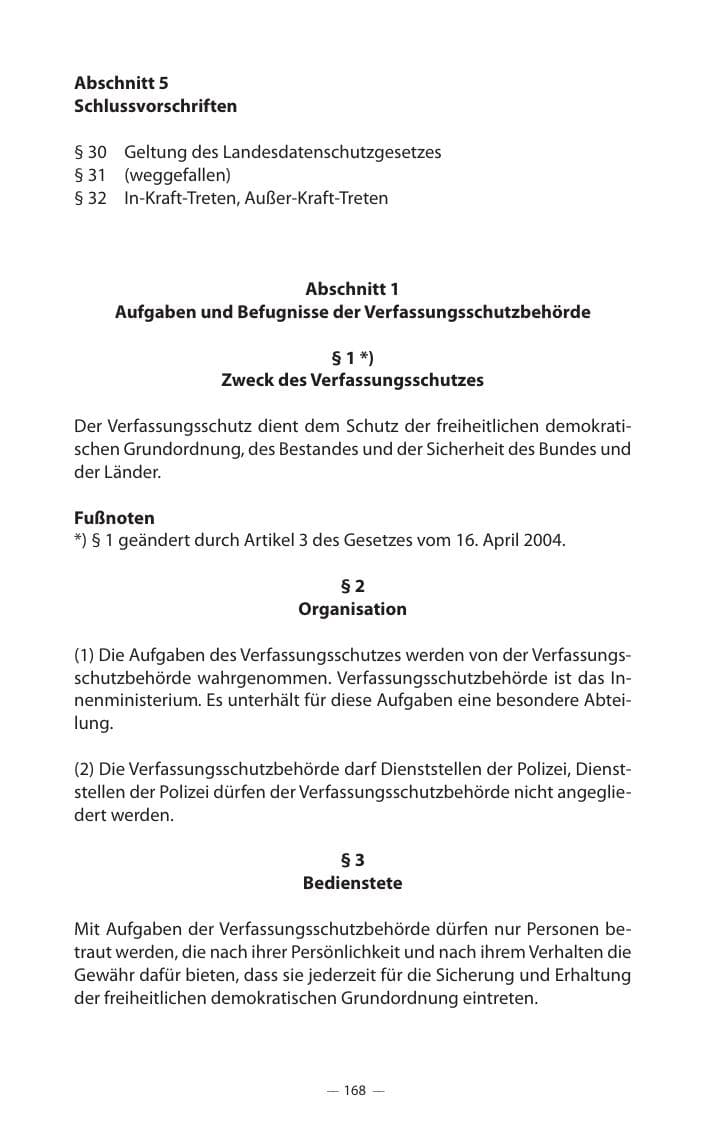 Seite 172 des Verfassungsschutzbericht 2017 Mecklenburg-Vorpommern
