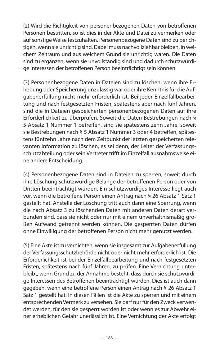 Seite 187 des Verfassungsschutzbericht 2017 Mecklenburg-Vorpommern